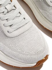 FitFlop Grey F-Mode Knit Flatform Sneakers - Image 4 of 5