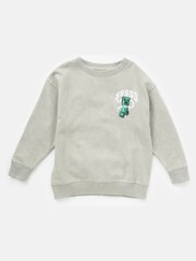 Angel & Rocket Grey Minecraft Sweat Top - Image 4 of 7