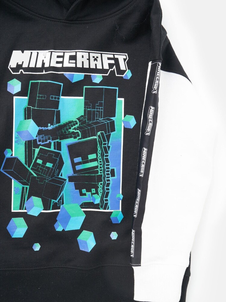 Angel & Rocket Black white Minecraft Hoodie - Image 5 of 5