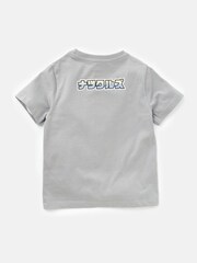 Angel & Rocket Grey Sonic 100% Cotton Short Sleeve T-Shirt - Image 4 of 5