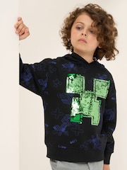 Angel & Rocket Black Minecraft Hoodie - Image 1 of 6