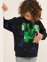 Angel & Rocket Black Minecraft Hoodie - Image 2 of 6