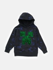 Angel & Rocket Black Minecraft Hoodie - Image 4 of 6