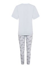 Brand Threads Blue Disney Lilo and Stitch Girls 100% Cotton Pyjama Set - Image 5 of 5