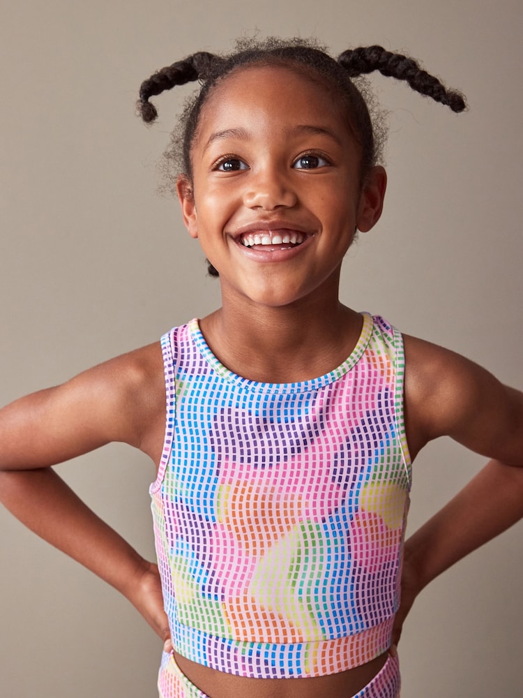 Multi Bright Sports Crop Top (5-16yrs) - Image 2 of 6