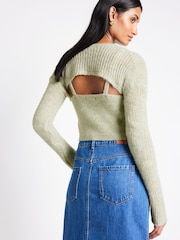 Grün - Strickpullover - Bild 3 von 7