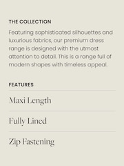 Cream Premium Floral Overlay Dress - Image 3 of 7