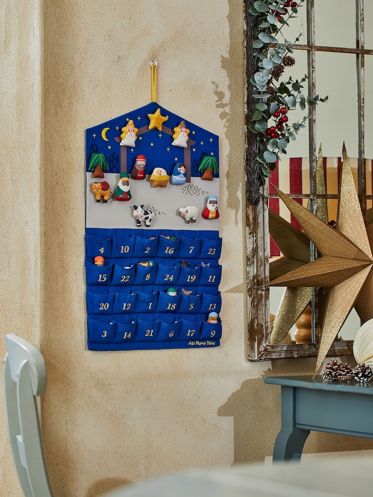 KAJ Decor Countdown To Christmas Advent Calendar – Hanging Religious Nativity Theme