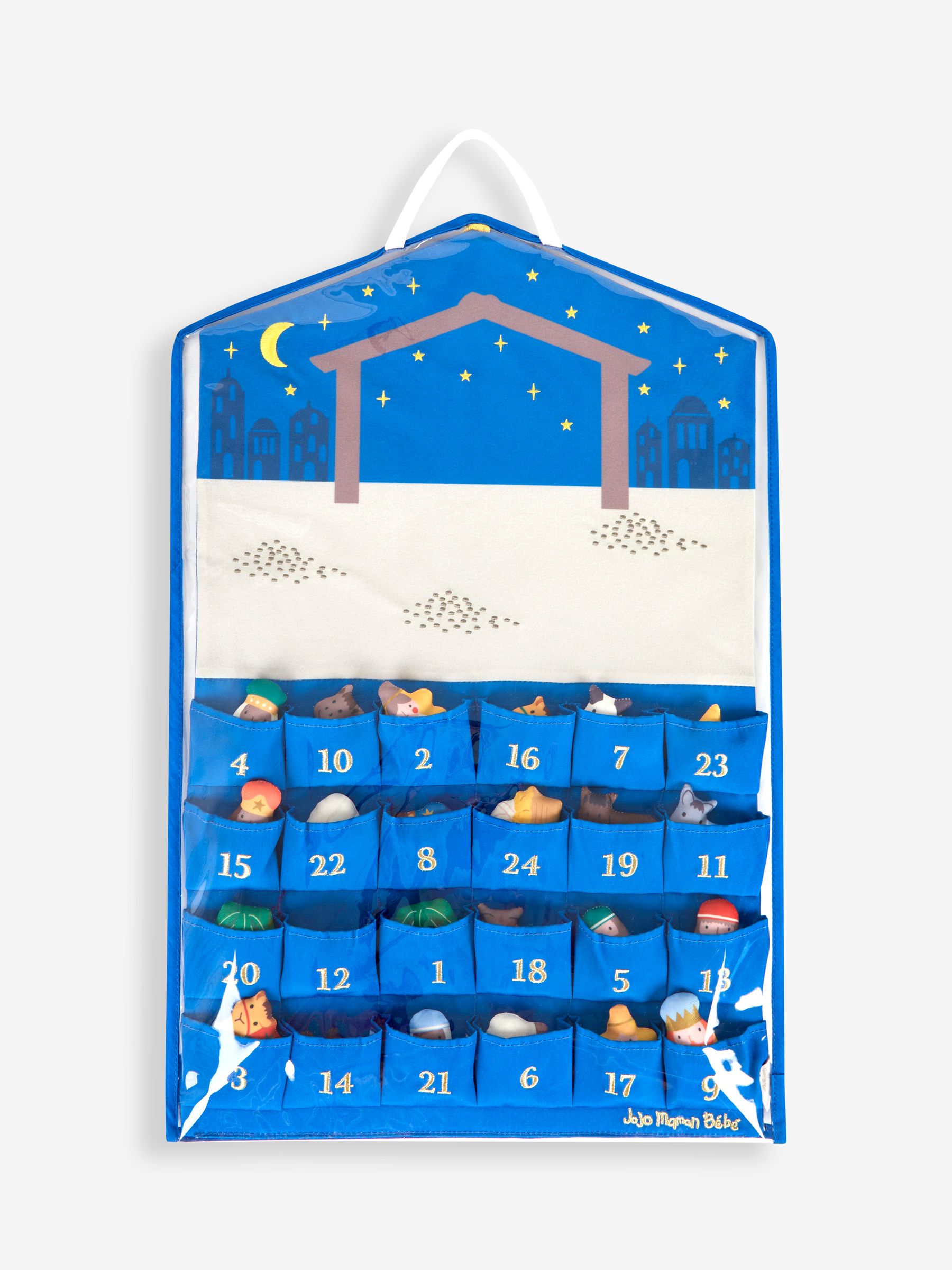 Buy JoJo Maman Bébé Nativity Fabric Advent Calendar Wall Hanging from