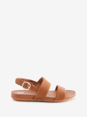 FitFlop Gracie Leather Back Strap Sandals - Image 1 of 4