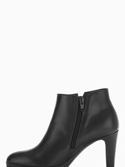 Gabor Fozzie Black Leather Ankle Boots - Image 4 of 5