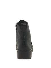 Gabor Wide Fit Dando Black Leather Ankle Black Boots - Image 5 of 5