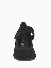 Gabor Illuminate Black Suede Court Black Shoes - Image 5 of 5