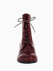 Gabor Burgundy Easton Leather Ankle Boots - Image 4 of 5