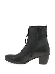 Gabor Burgundy Easton Leather Ankle Boots - Image 2 of 5