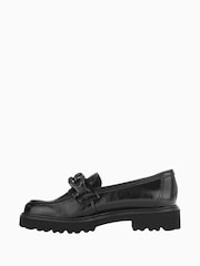 Gabor Squeeze Black Patent Leather Loafers - Image 2 of 5