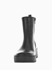 Gabor Tower Leather Ankle Boots - Image 4 of 5