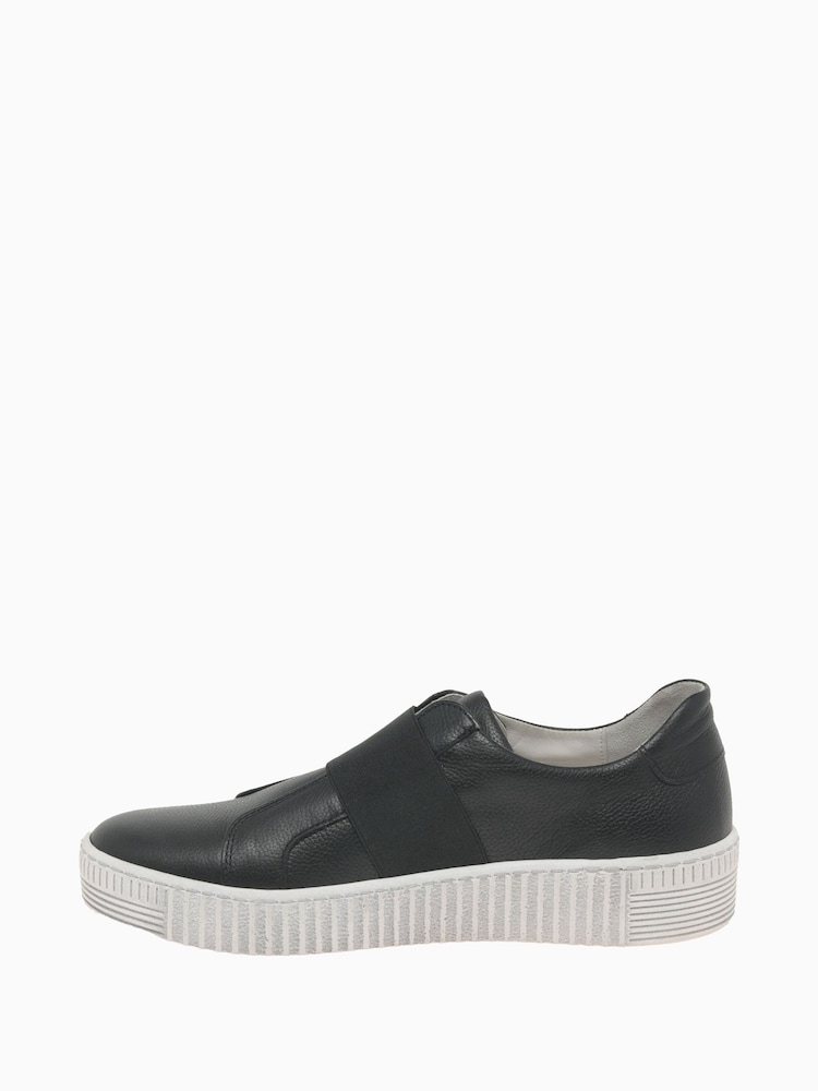 Gabor Willow Leather Casual Trainers - Image 2 of 6