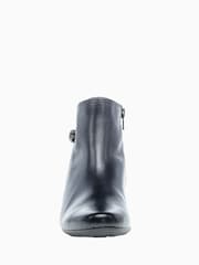 Gabor Wide Fit Blue Keegan Midight Leather Ankle Boots - Image 1 of 5