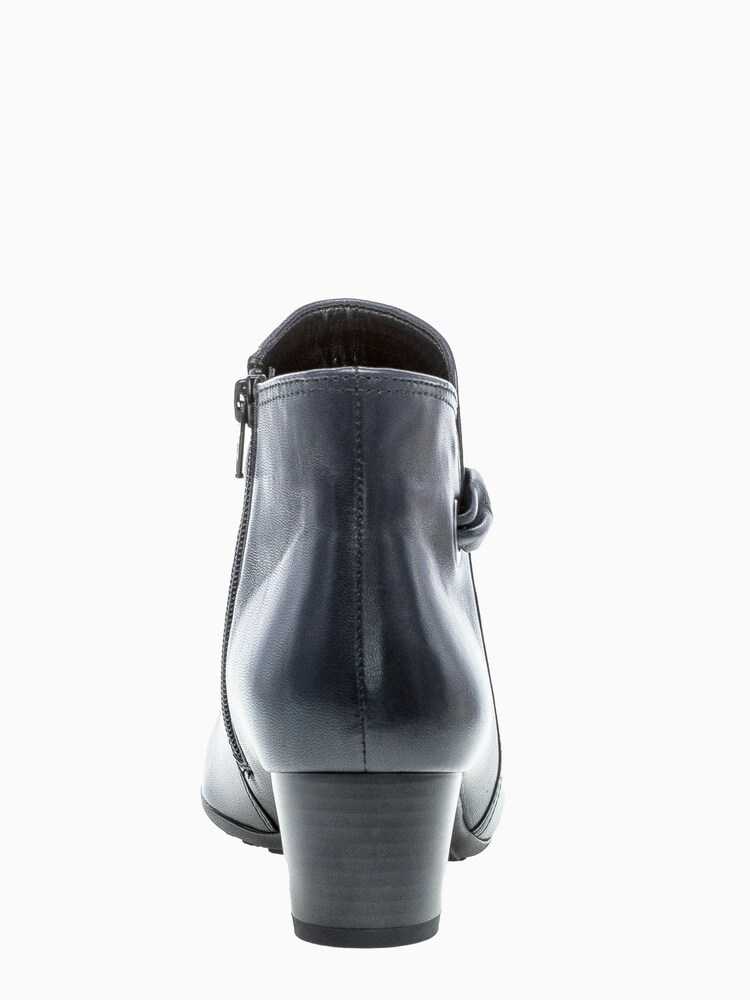 Gabor Wide Fit Blue Keegan Midight Leather Ankle Boots - Image 5 of 5 Gabor Wide Fit Blue Keegan Midight Leather Ankle Boots - Image 5 of 5