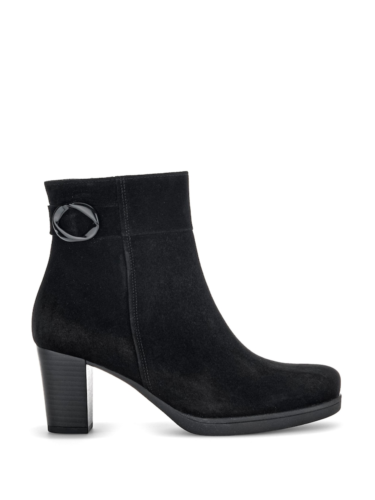 Gabor Wide Fit Dove Reh Suede Ankle Boots - Image 1 of 5
