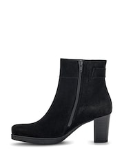 Gabor Wide Fit Dove Reh Suede Ankle Boots - Image 2 of 5