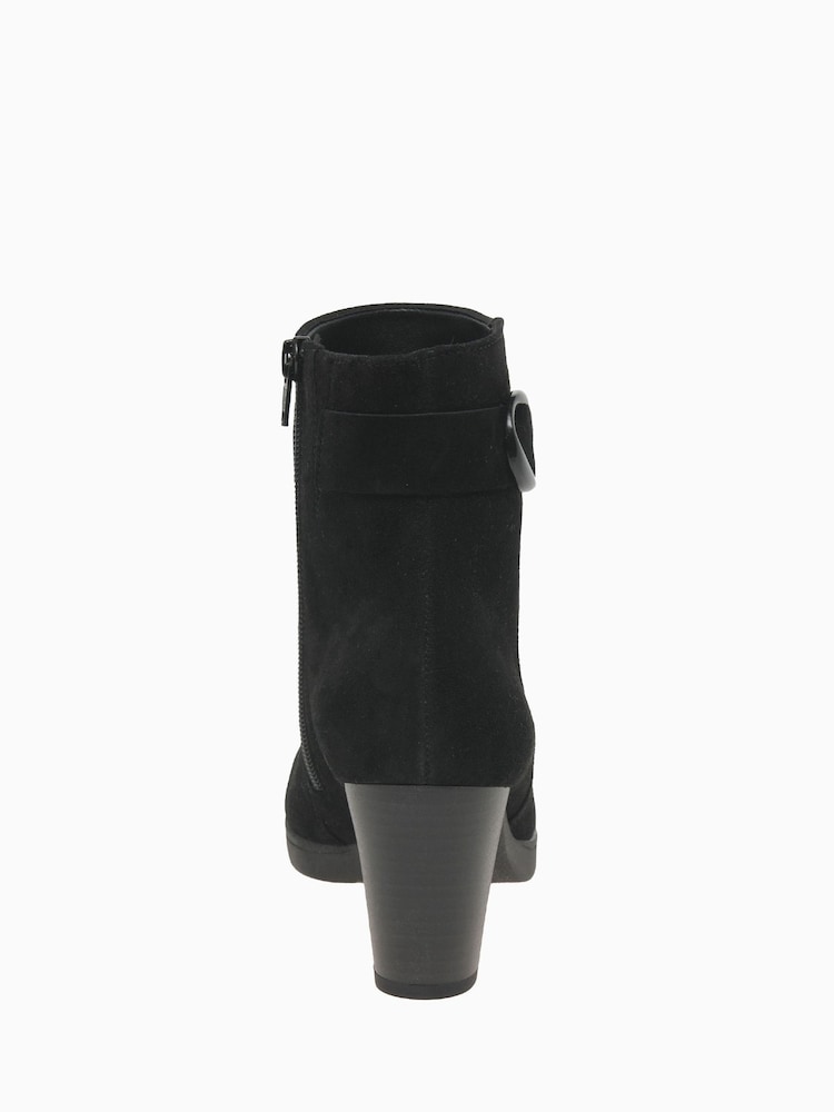 Gabor Wide Fit Dove Reh Suede Ankle Boots - Image 5 of 5