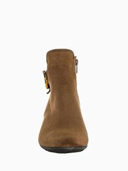 Gabor Wide Fit Hemp Reh Suede Ankle Brown Boots - Image 4 of 5