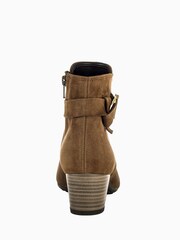 Gabor Wide Fit Hemp Reh Suede Ankle Brown Boots - Image 5 of 5