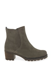 Gabor Wide Fit Delight Suede Ankle Boots - Image 1 of 5