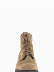Gabor Wide Fit Zumba Farro Suede Ankle Brown Boots - Image 4 of 5