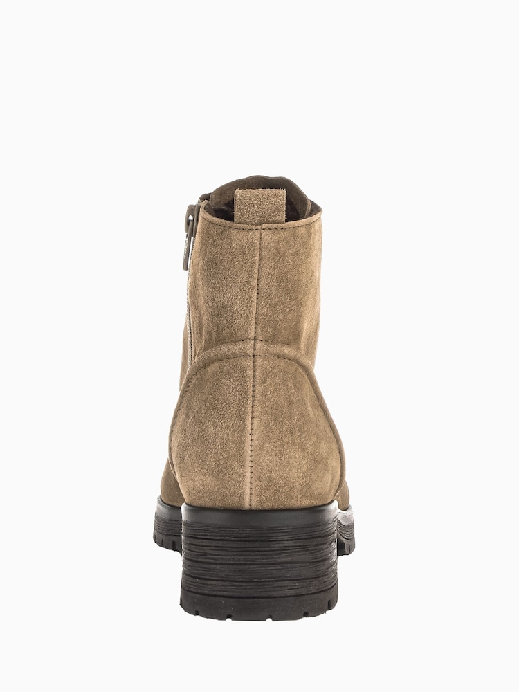 Gabor Wide Fit Zumba Farro Suede Ankle Brown Boots - Image 5 of 5 Gabor Wide Fit Zumba Farro Suede Ankle Brown Boots - Image 5 of 5