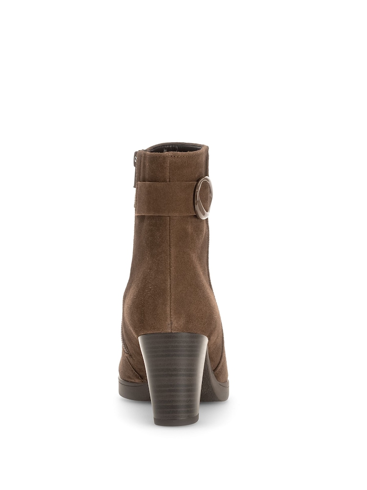 Gabor Wide Fit Dove Reh Suede Ankle Boots - Image 5 of 5