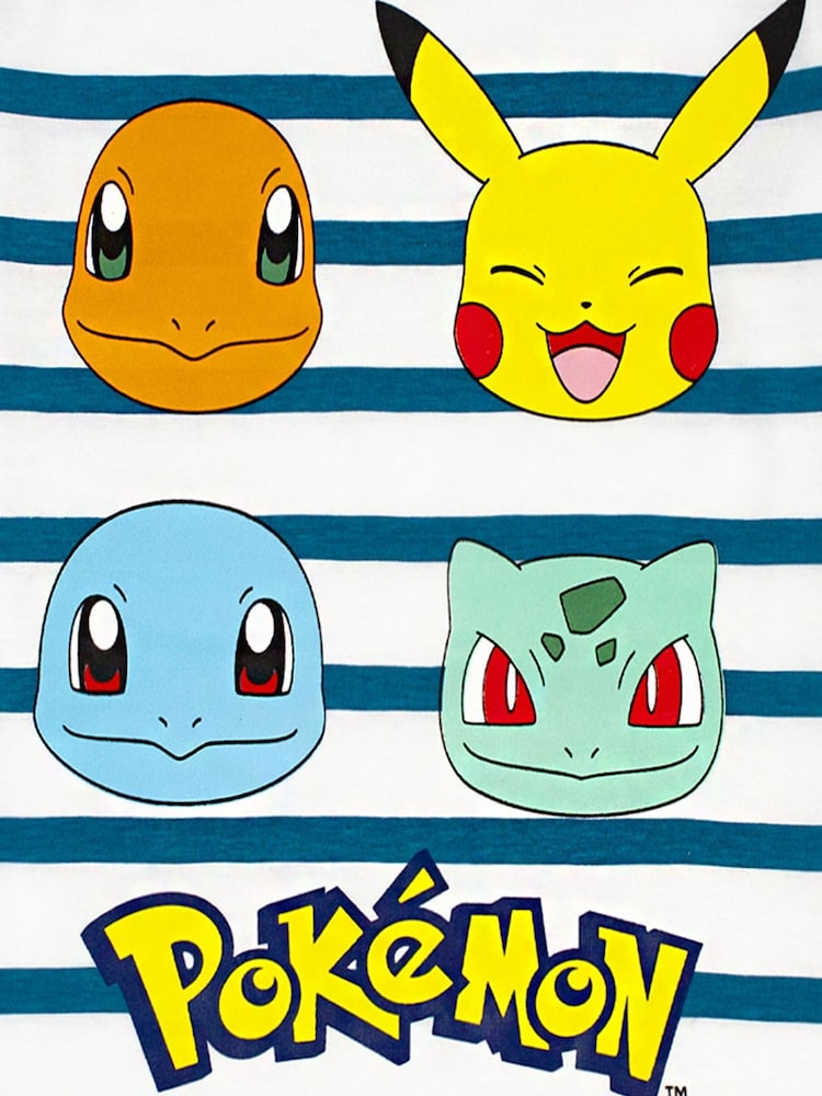 Vanilla Underground Blue Kids Pokemon Long Leg Pyjamas Set - Image 5 of 5