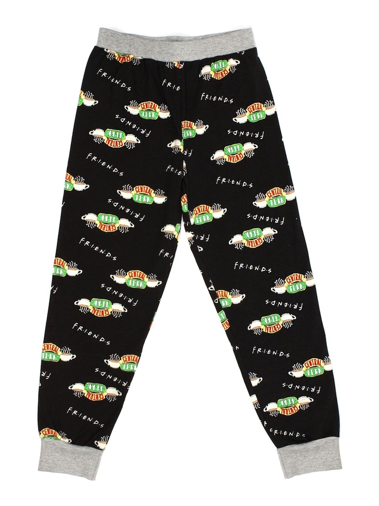 Vanilla Underground White Friends Long Leg 100% Cotton Pyjamas - Image 5 of 6