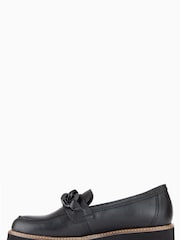 Gabor Squeeze Black Loafers - Image 2 of 5