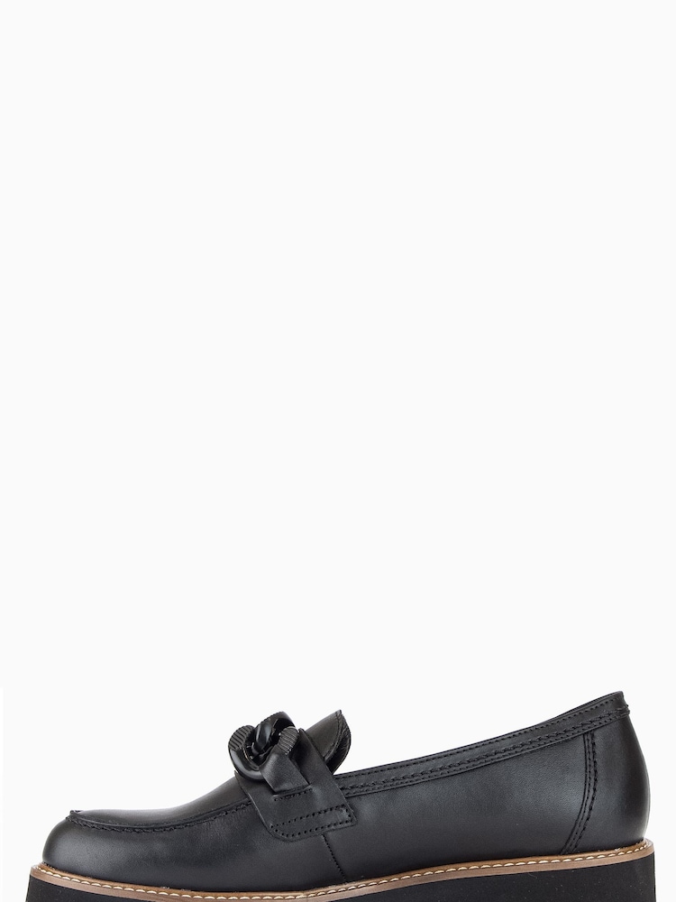 Gabor Squeeze Black Loafers - Image 2 of 5