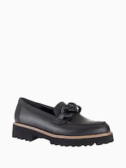 Gabor Squeeze Black Loafers - Image 3 of 5