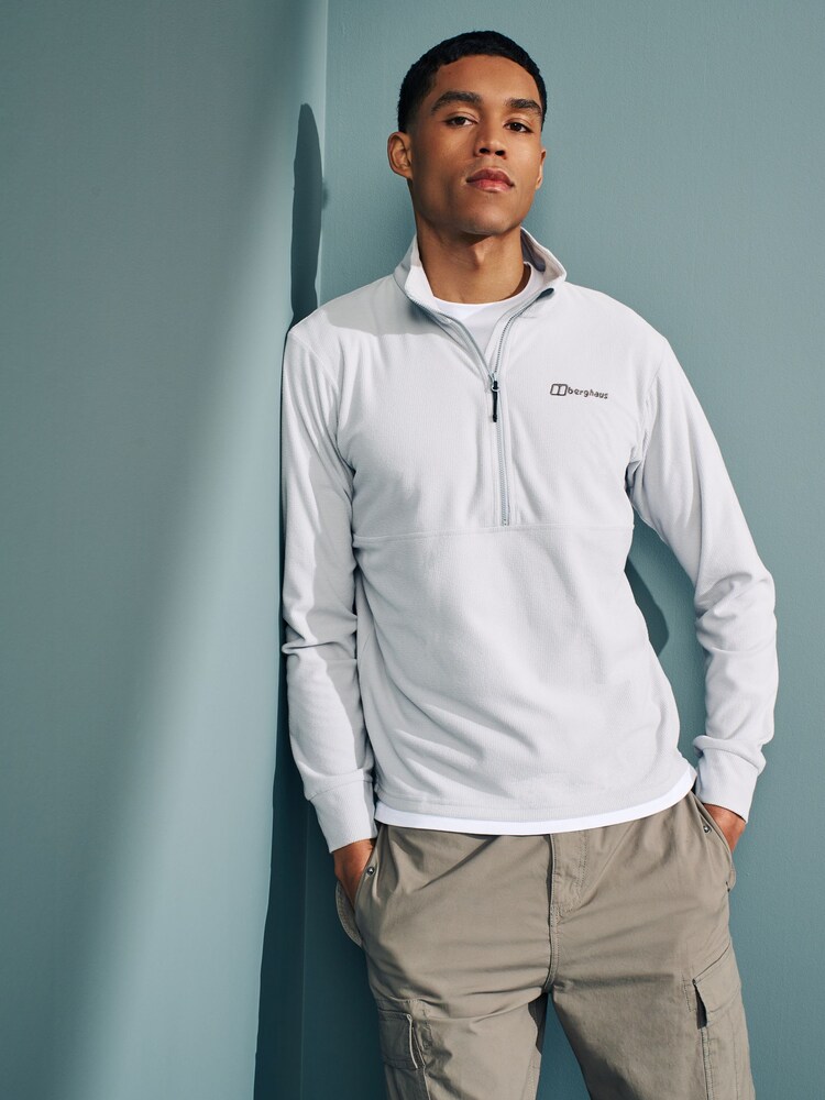 Berghaus Grey Mens Ryten Half-Zip Fleece - Image 1 of 8