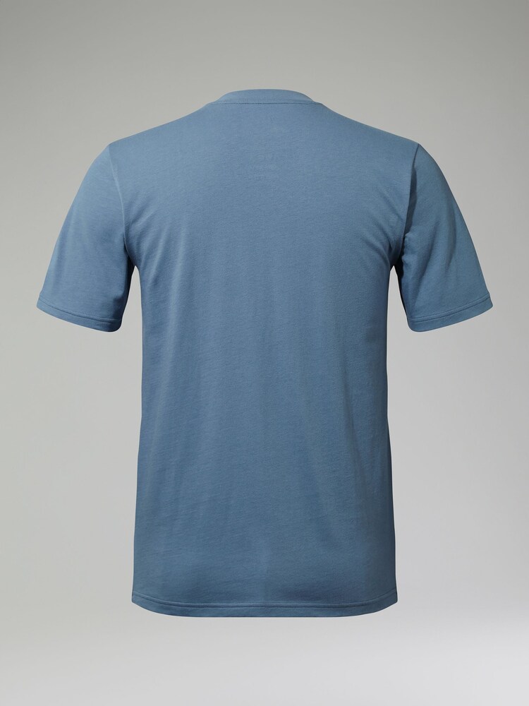 Berghaus Blue Organic Classic Logo 100% Cotton T-Shirt - Image 6 of 6