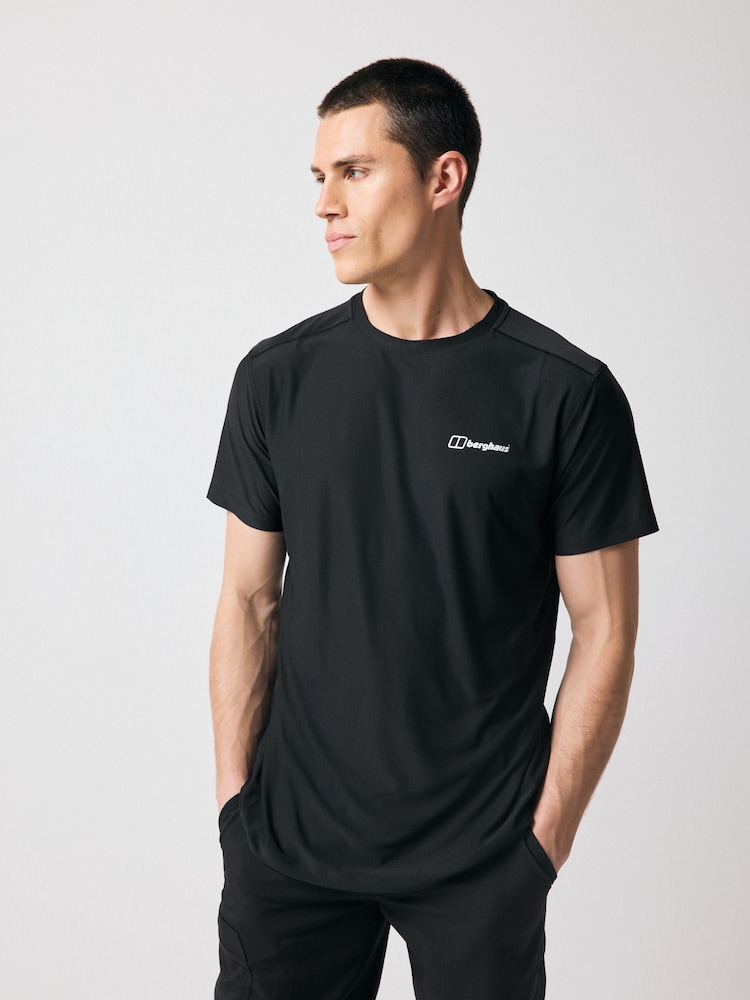 Чорний - Berghaus 24/7 з коротким рукавом Tech футболки - Image 1 of 9