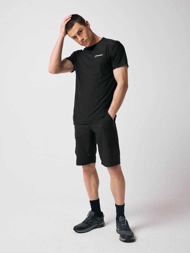 Berghaus Black 24/7 Short Sleeve Tech T-Shirt - Image 2 of 9 Berghaus Black 24/7 Short Sleeve Tech T-Shirt - Image 2 of 9