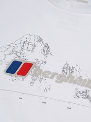 Berghaus White Mountain Width 100% Cotton Short Sleeve T-Shirt - Image 4 of 4