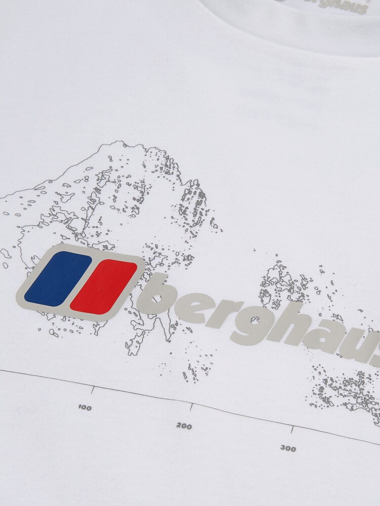 Berghaus White Mountain Width 100% Cotton Short Sleeve T-Shirt - Image 4 of 4