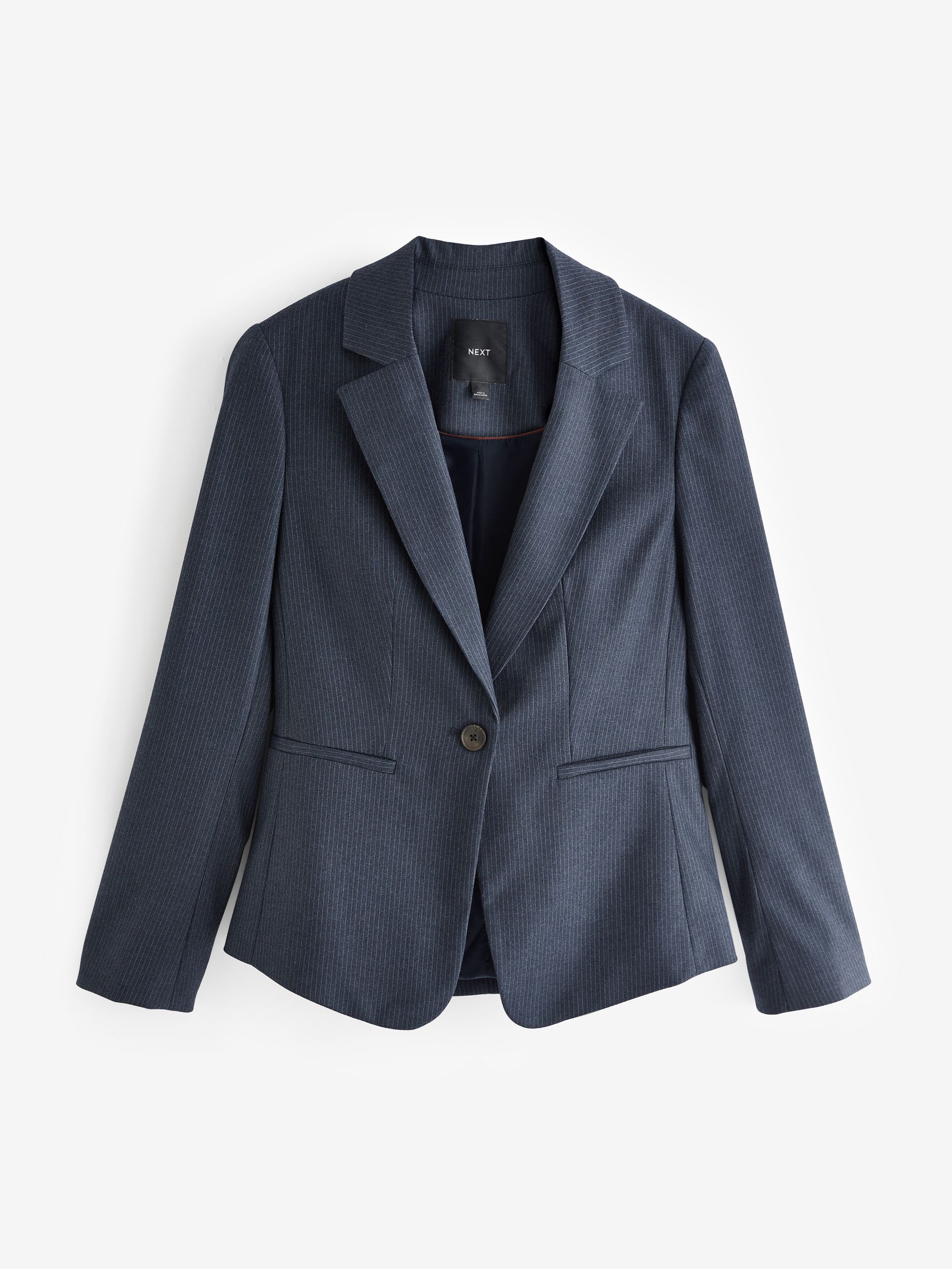Buy Navy Tailored Single Breasted Blazer from Next Luxembourg