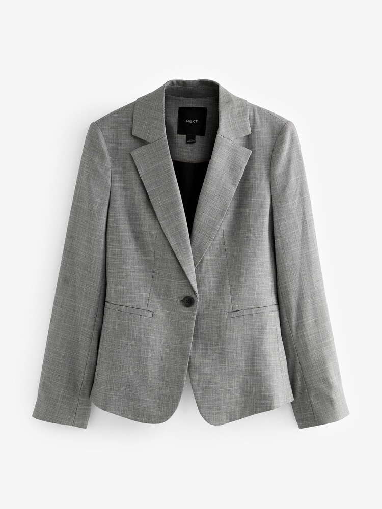 Grey Tailored Single Breasted Blazer - Image 1 of 2