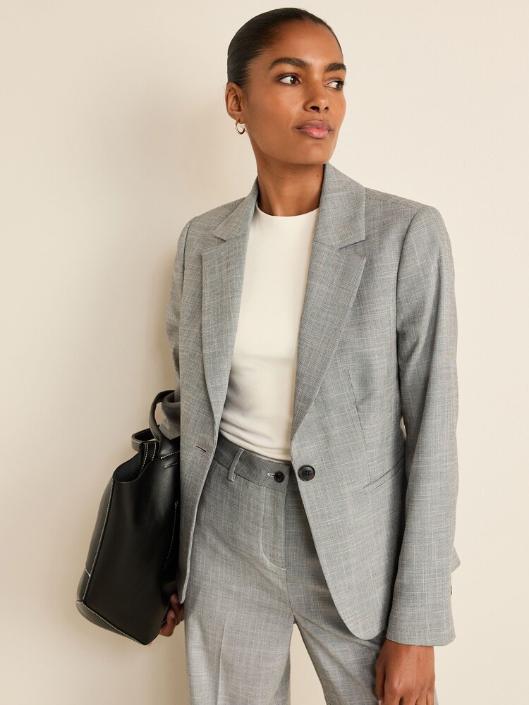 Grey Tailored Single Breasted Blazer - Image 2 of 2