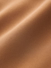 Kamelbraun - Figurbetonter Edge-to-Edge-Blazer aus Krepp - Bild 7 von 7
