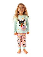 Vanilla Underground Green Bing Bunny Long Leg 100% Cotton Pyjamas - Image 1 of 6