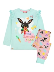 Vanilla Underground Green Bing Bunny Long Leg 100% Cotton Pyjamas - Image 2 of 6